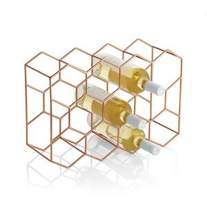 Crate & Barrel 11 bottle wine rack